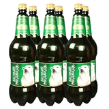 俄罗斯贝里麦德维熊啤酒 原装进口大白熊啤酒1.5升6瓶 大麦黄啤精酿